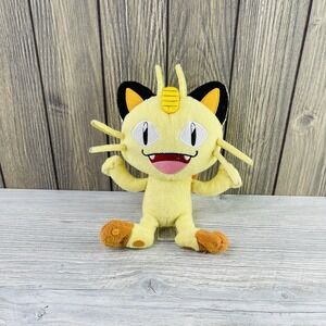 Pokemon TOMY Nintendo 8" MEOWTH  PLUSH Stuffed Animal